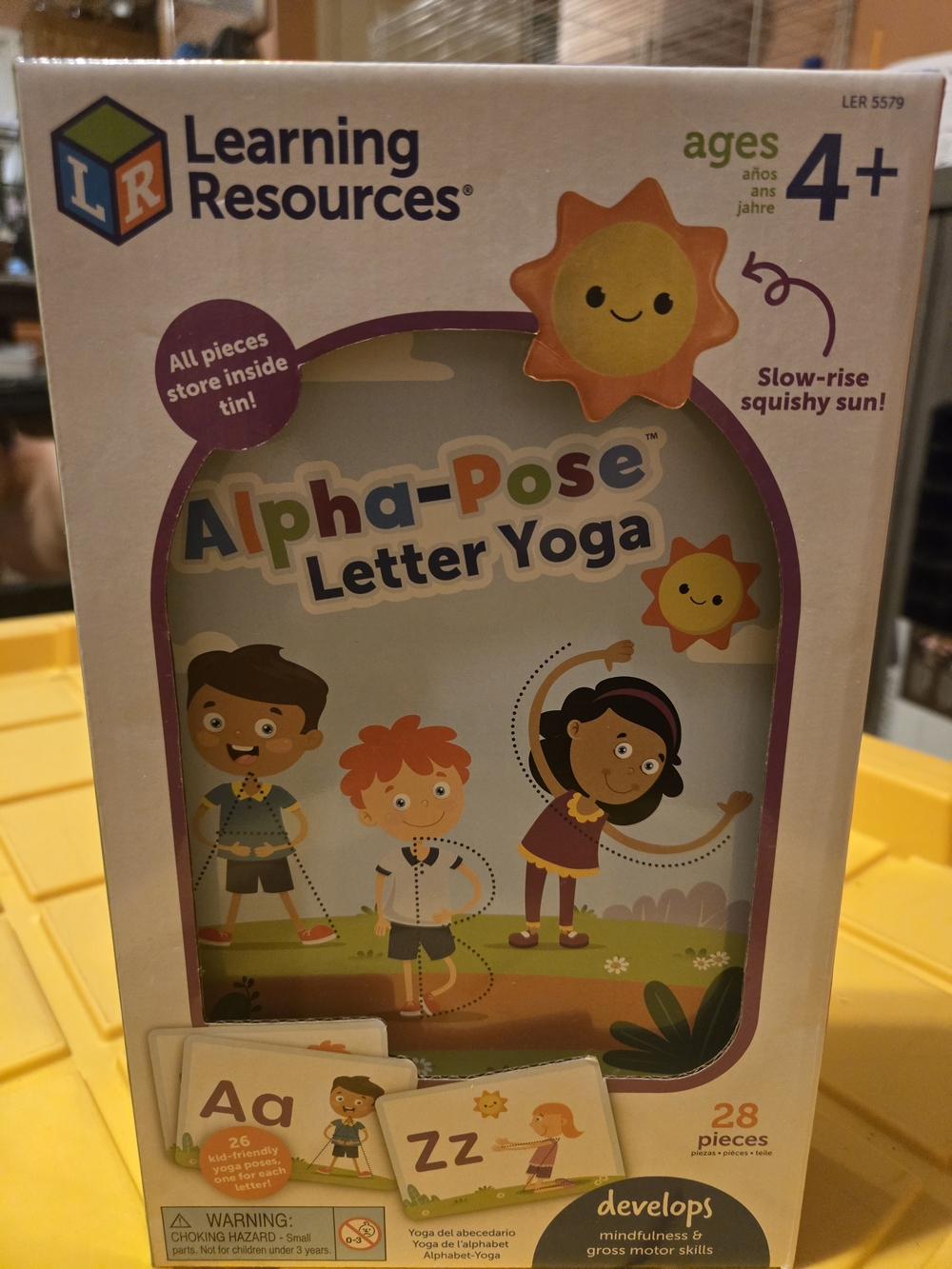 Learning Resources Alpha-Pose Letter Yoga — Purple Set